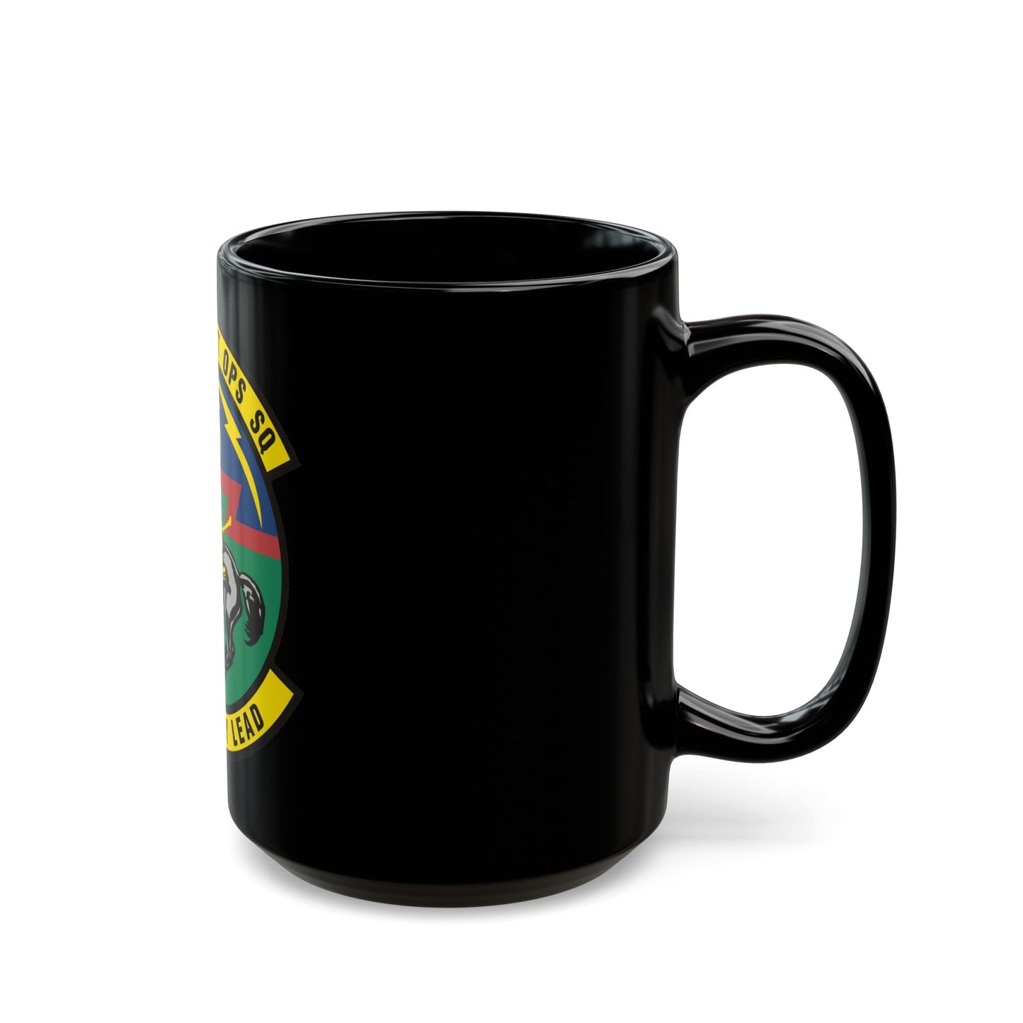 9th Air Support Operations Squadron (U.S. Air Force) Black Coffee Mug-The Sticker Space
