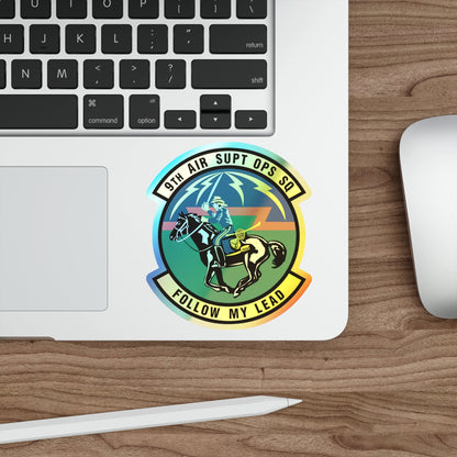 9th Air Support Operations Squadron (U.S. Air Force) Holographic STICKER Die-Cut Vinyl Decal-The Sticker Space