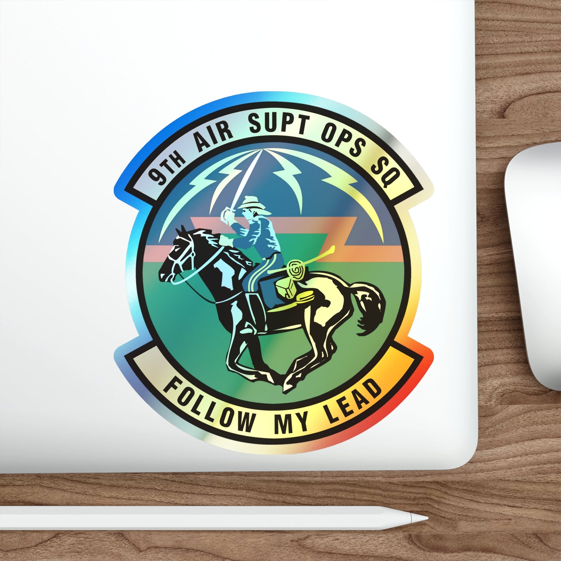9th Air Support Operations Squadron (U.S. Air Force) Holographic STICKER Die-Cut Vinyl Decal-The Sticker Space