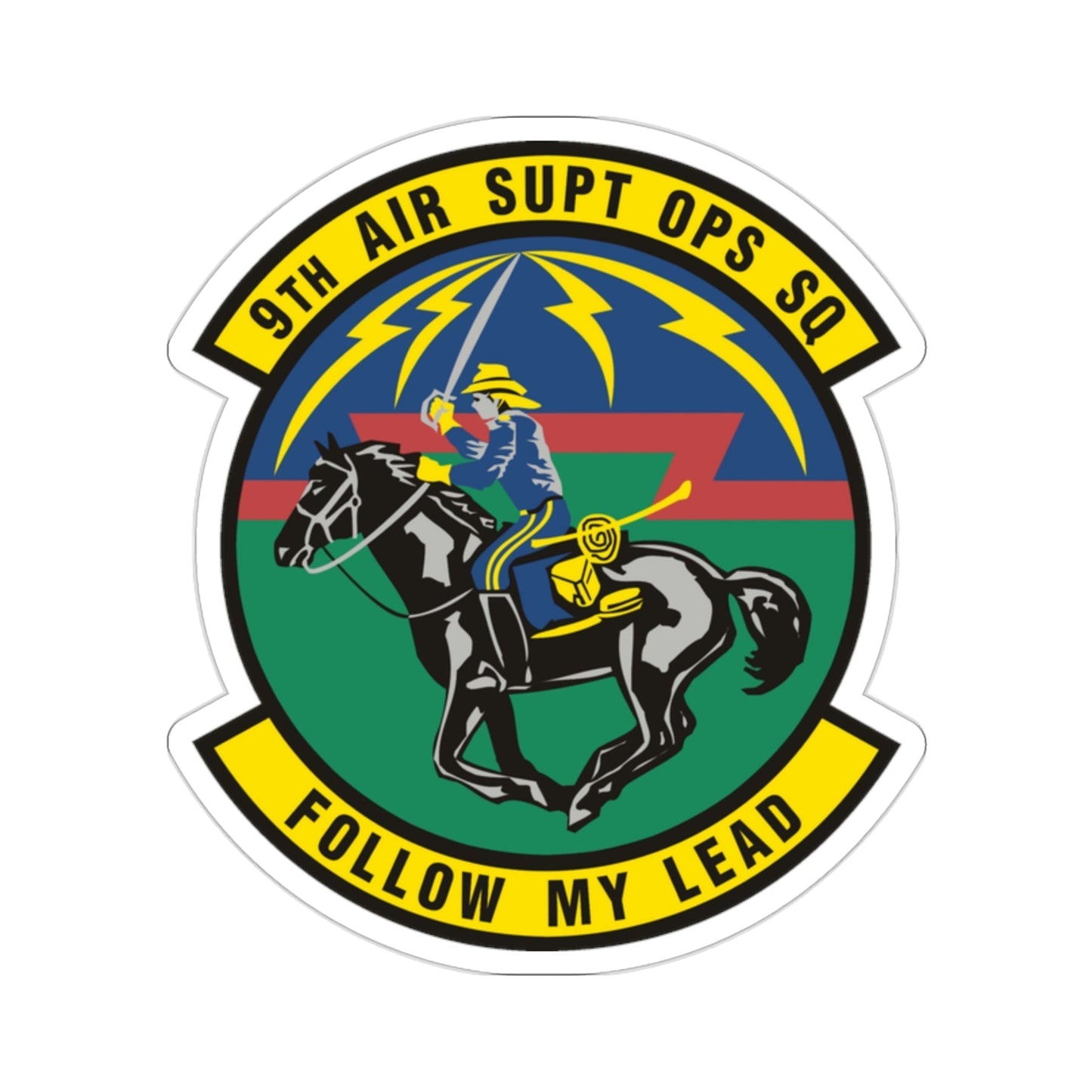 9th Air Support Operations Squadron (U.S. Air Force) STICKER Vinyl Die-Cut Decal-2 Inch-The Sticker Space