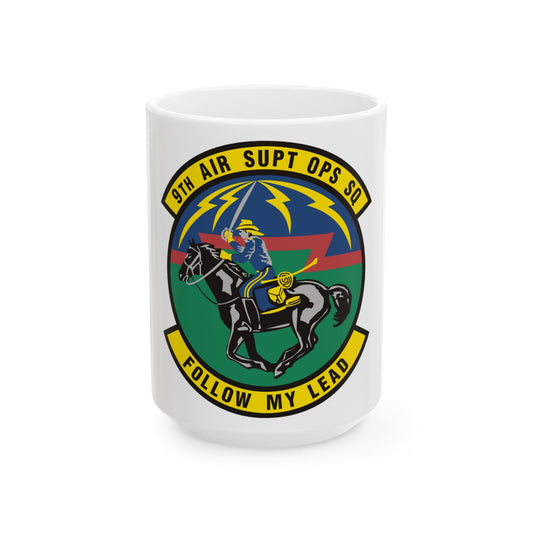 9th Air Support Operations Squadron (U.S. Air Force) White Coffee Mug