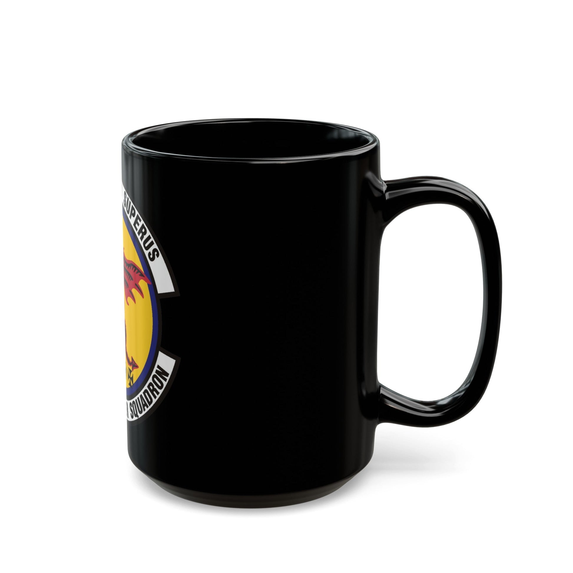 9th Comptroller Squadron (U.S. Air Force) Black Coffee Mug-The Sticker Space
