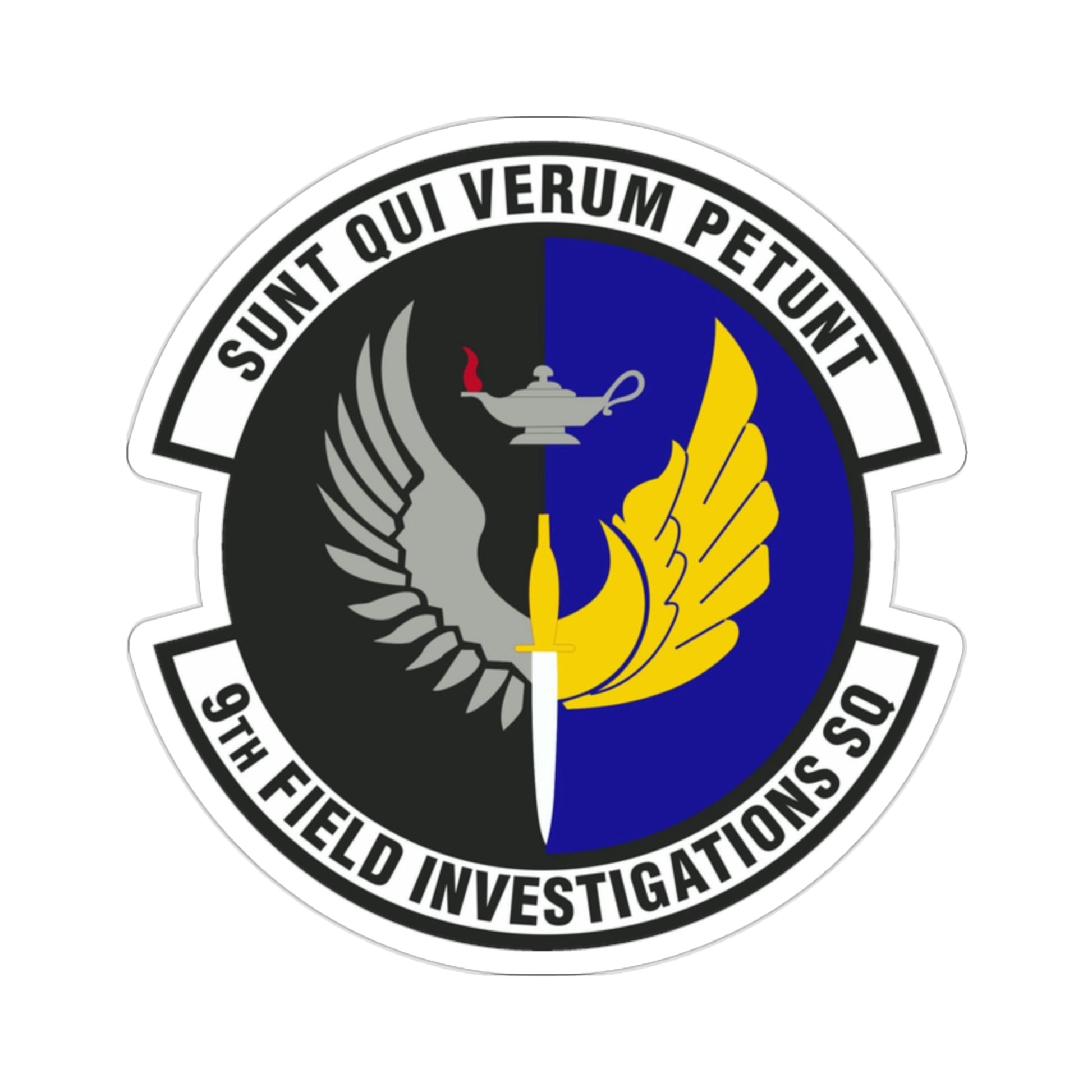 9th Field Investigations Squadron (U.S. Air Force) STICKER Vinyl Die-Cut Decal-2 Inch-The Sticker Space