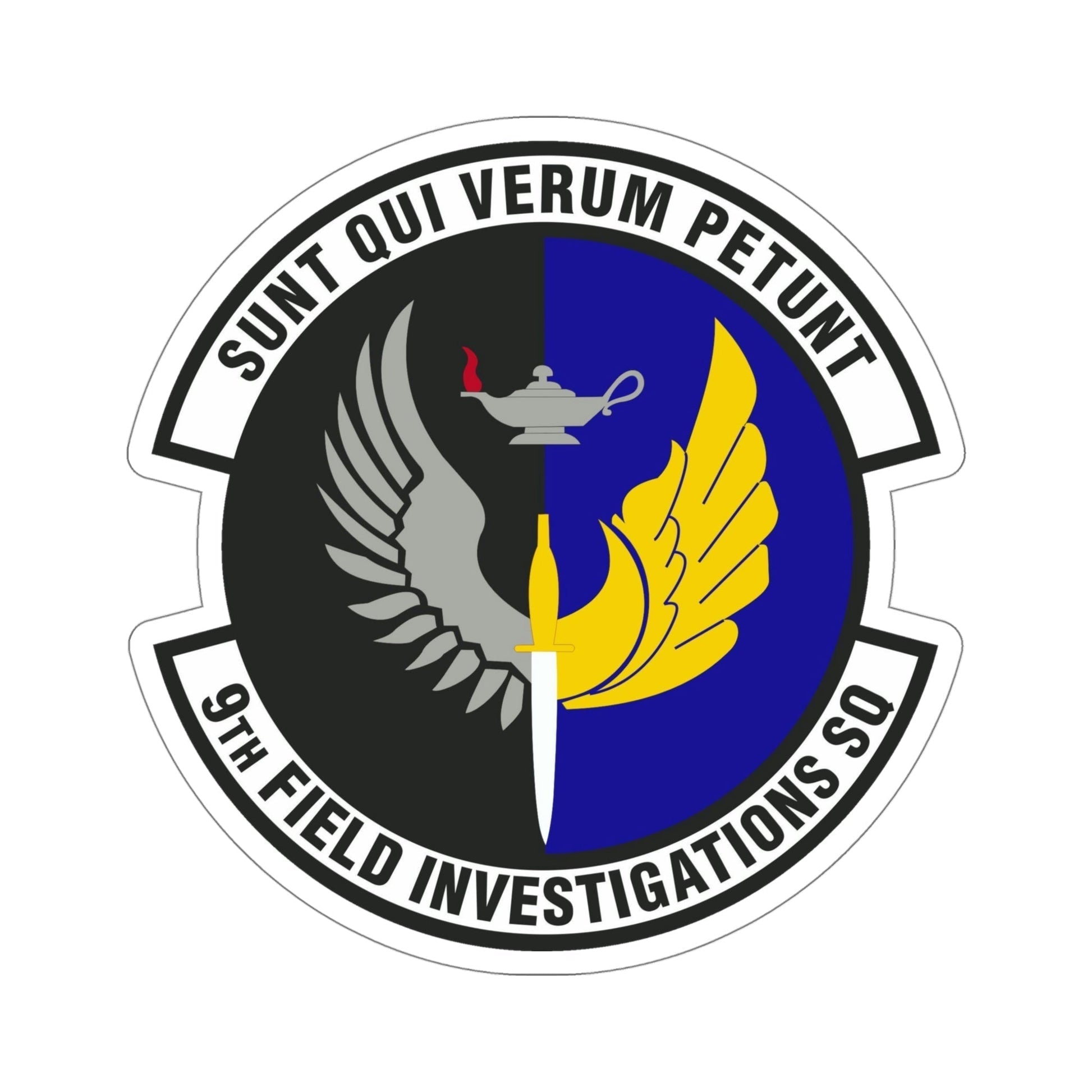 9th Field Investigations Squadron (U.S. Air Force) STICKER Vinyl Die-Cut Decal-5 Inch-The Sticker Space
