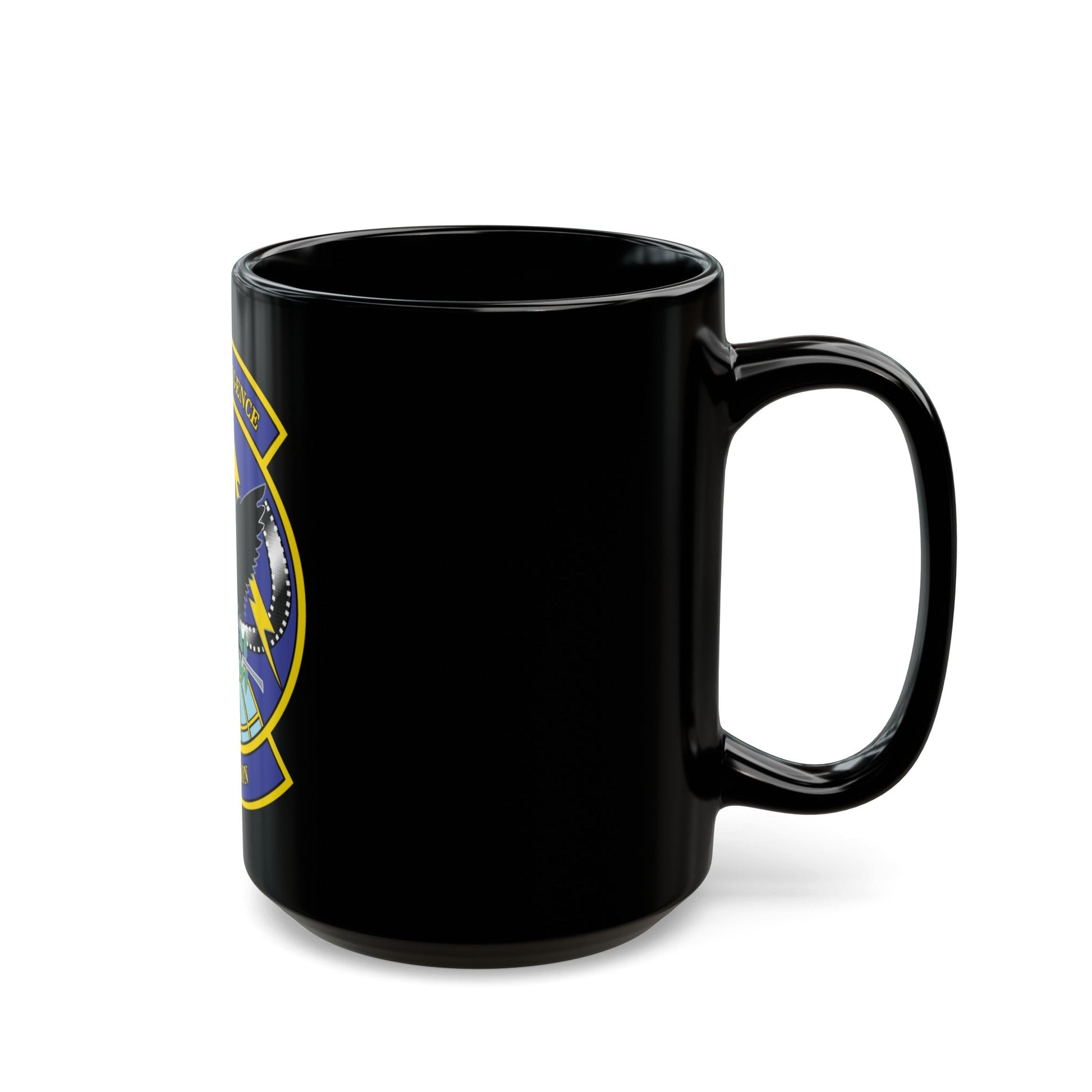 9th Intelligence Sq (U.S. Air Force) Black Coffee Mug-The Sticker Space