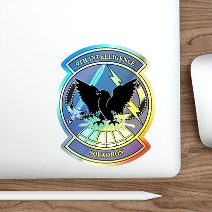 9th Intelligence Sq (U.S. Air Force) Holographic STICKER Die-Cut Vinyl Decal-The Sticker Space