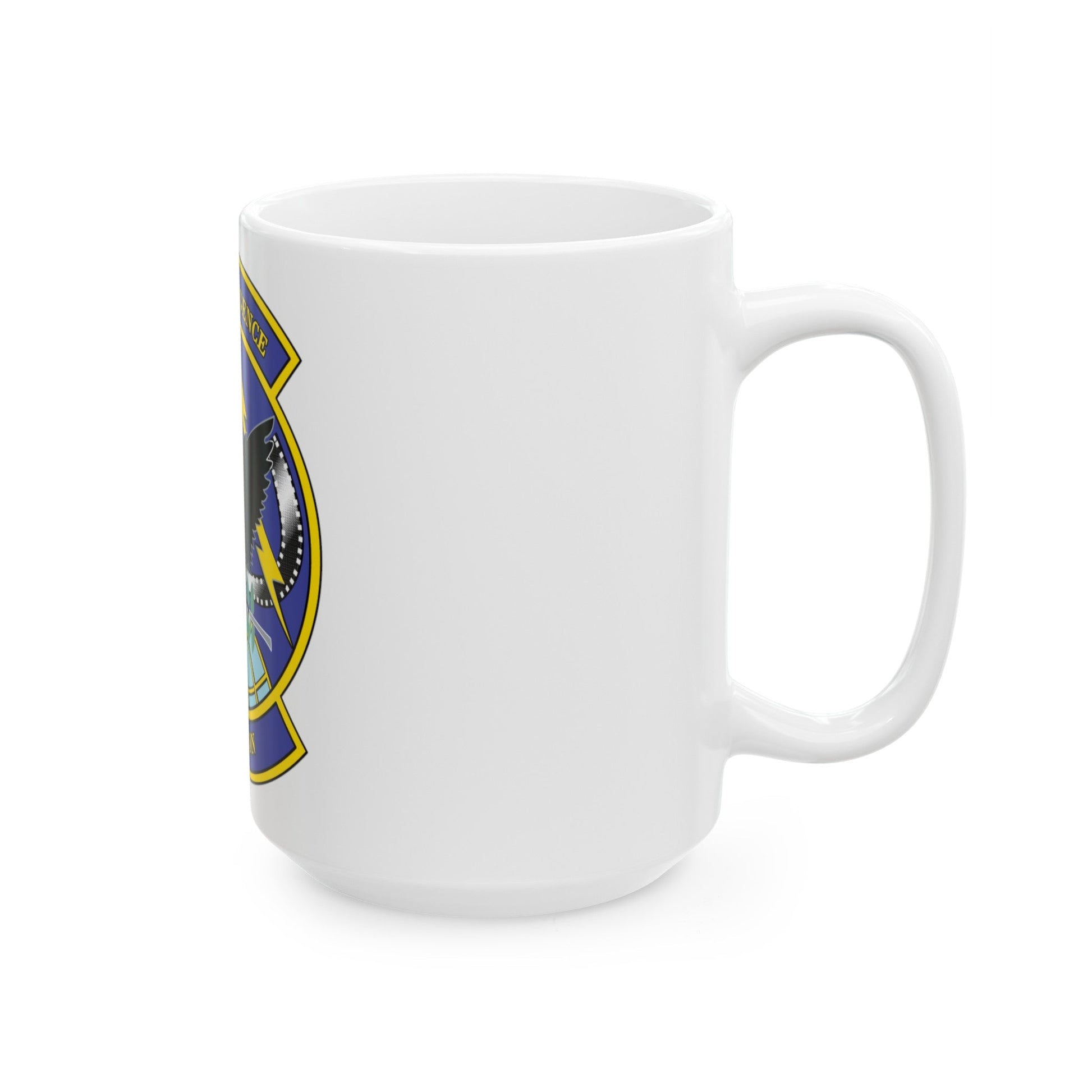 9th Intelligence Sq (U.S. Air Force) White Coffee Mug-The Sticker Space