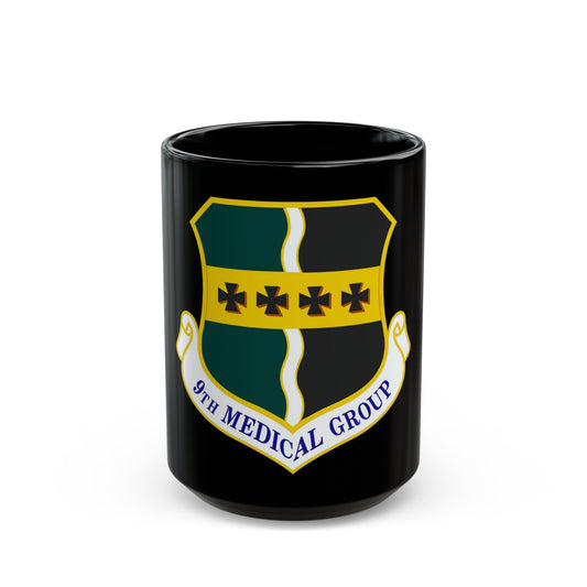 9th Medical Group (U.S. Air Force) Black Coffee Mug