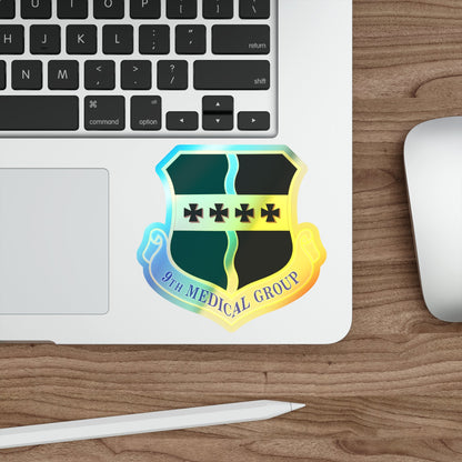 9th Medical Group (U.S. Air Force) Holographic STICKER Die-Cut Vinyl Decal-The Sticker Space