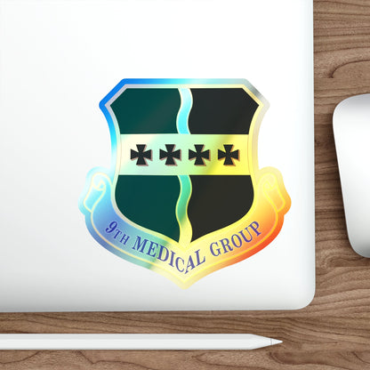9th Medical Group (U.S. Air Force) Holographic STICKER Die-Cut Vinyl Decal-The Sticker Space