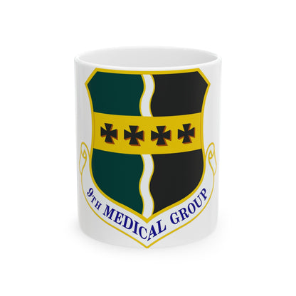 9th Medical Group (U.S. Air Force) White Coffee Mug-11oz-The Sticker Space