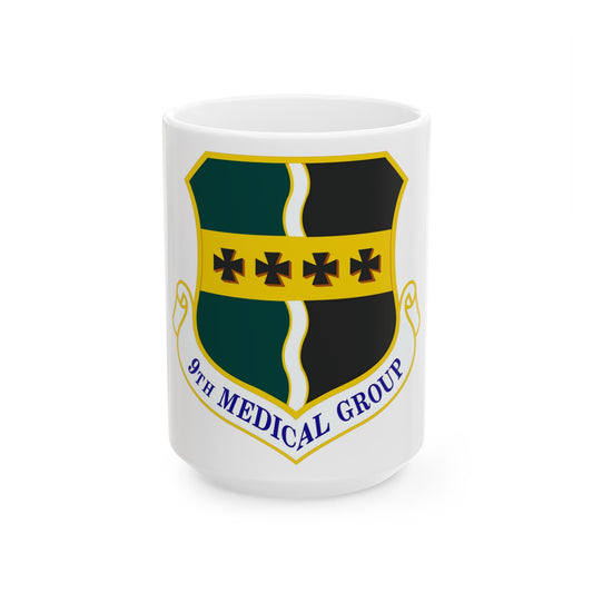 9th Medical Group (U.S. Air Force) White Coffee Mug