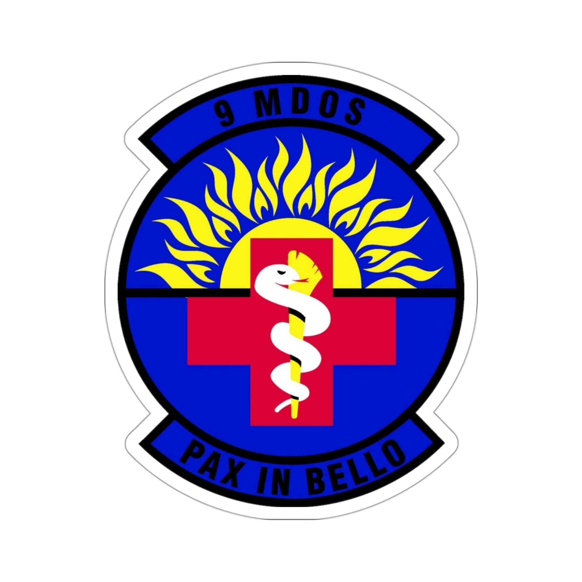 9th Medical Operations Squadron (U.S. Air Force) STICKER Vinyl Die-Cut Decal-3 Inch-The Sticker Space