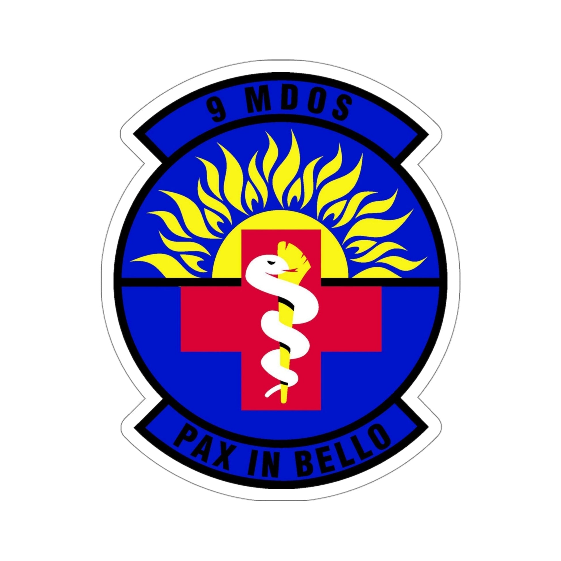 9th Medical Operations Squadron (U.S. Air Force) STICKER Vinyl Die-Cut Decal-4 Inch-The Sticker Space