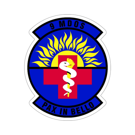 9th Medical Operations Squadron (U.S. Air Force) STICKER Vinyl Die-Cut Decal-6 Inch-The Sticker Space