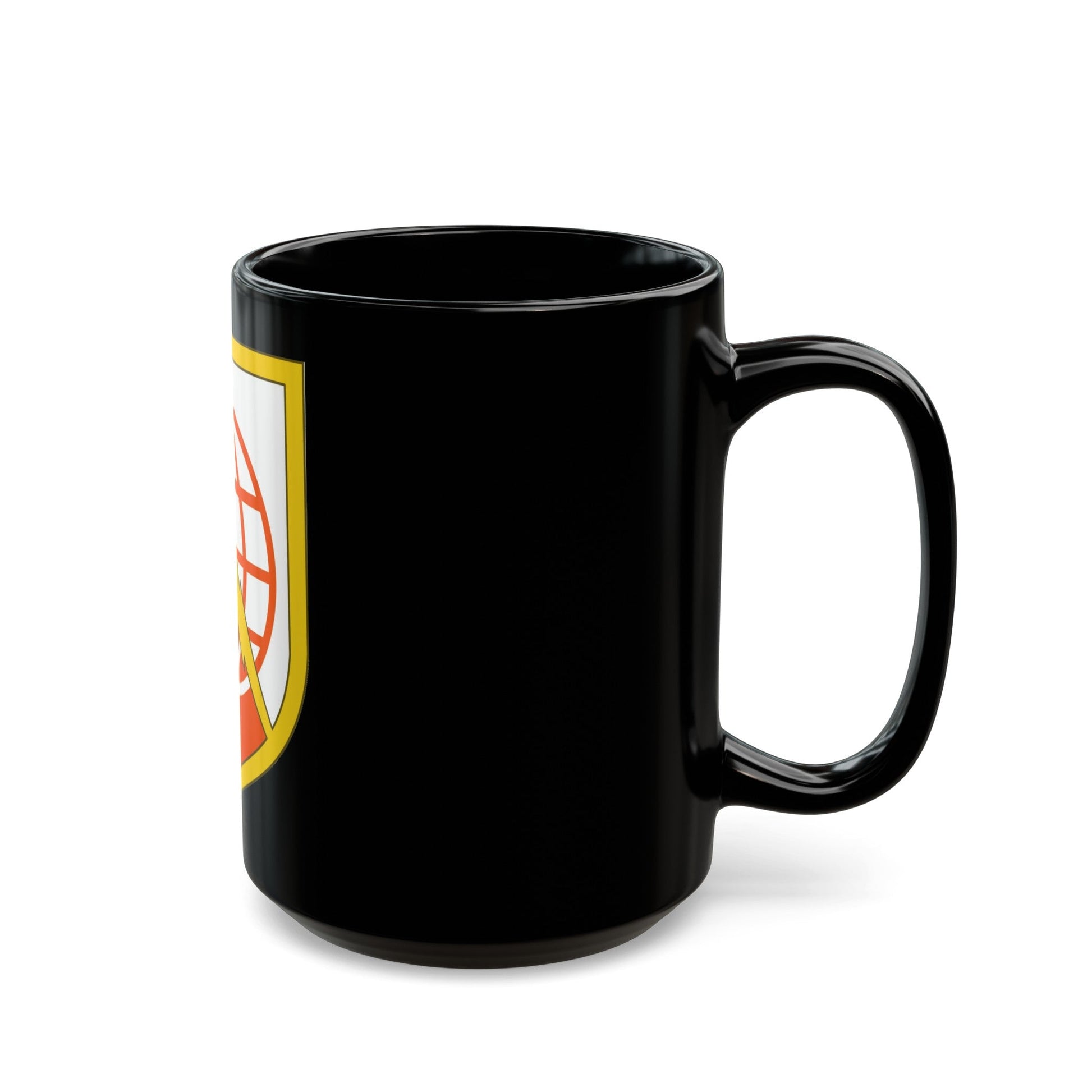 9th Signal Command (U.S. Army) Black Coffee Mug-The Sticker Space