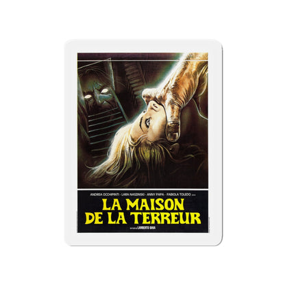 A BLADE IN THE DARK (FRENCH) 1983 Movie Poster - Die-Cut Magnet-4" x 4"-The Sticker Space