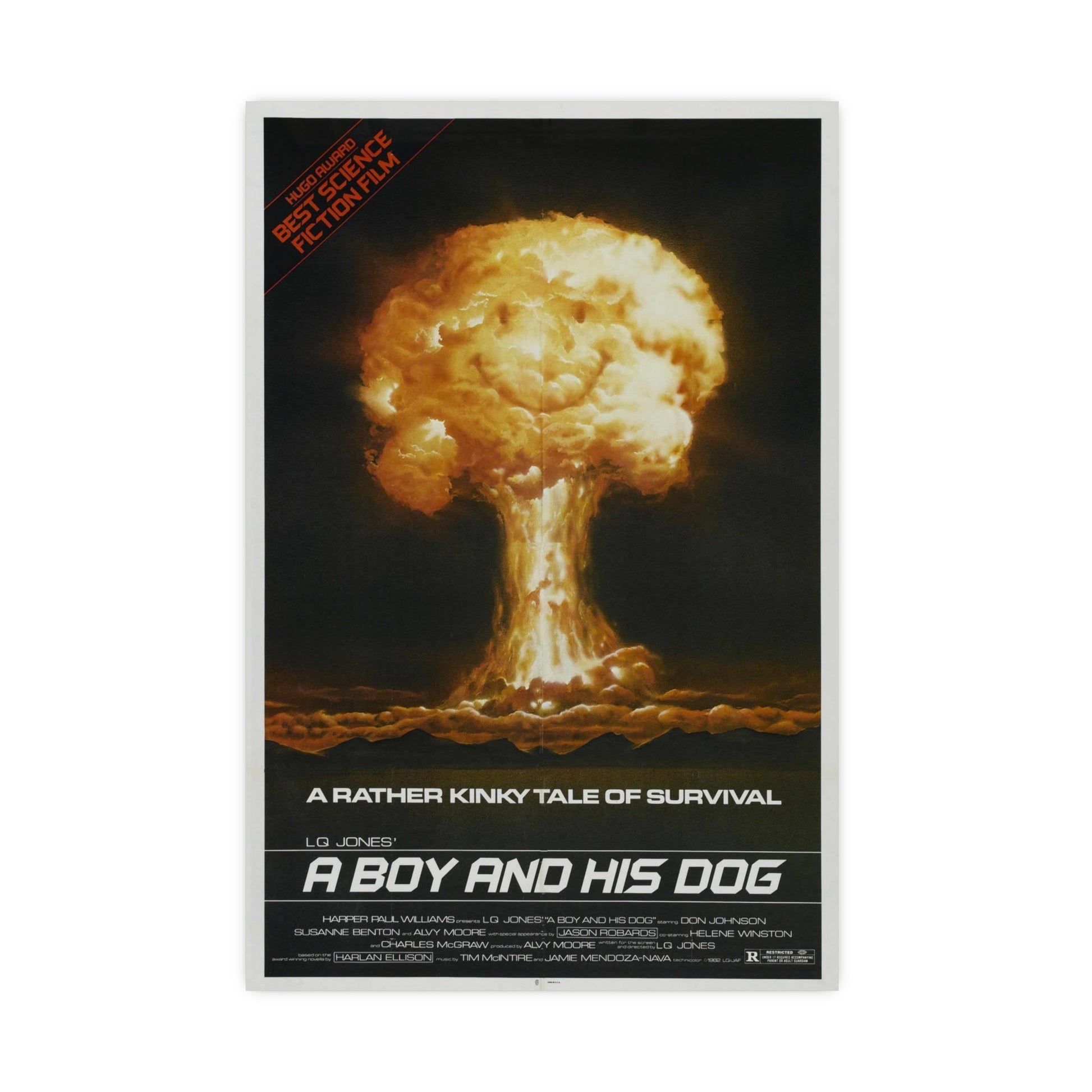 A BOY AND HIS DOG 1975 - Paper Movie Poster-16″ x 24″ (Vertical)-The Sticker Space
