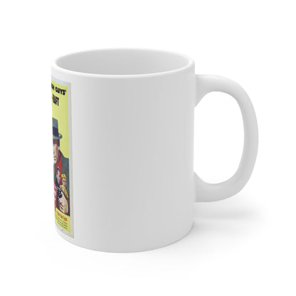 A Bullet for Joey 1955 Movie Poster - White Coffee Cup 11oz-11oz-The Sticker Space