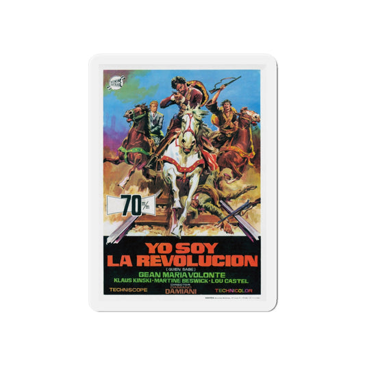 A BULLET FOR THE GENERAL 1966 Movie Poster - Die-Cut Magnet-6 × 6"-The Sticker Space