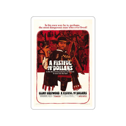 A FISTFUL OF DOLLARS 1964 Movie Poster STICKER Vinyl Die-Cut Decal-6 Inch-The Sticker Space