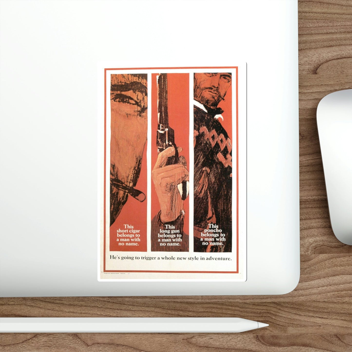 A Fistful of Dollars 1967 Movie Poster STICKER Vinyl Die-Cut Decal-The Sticker Space