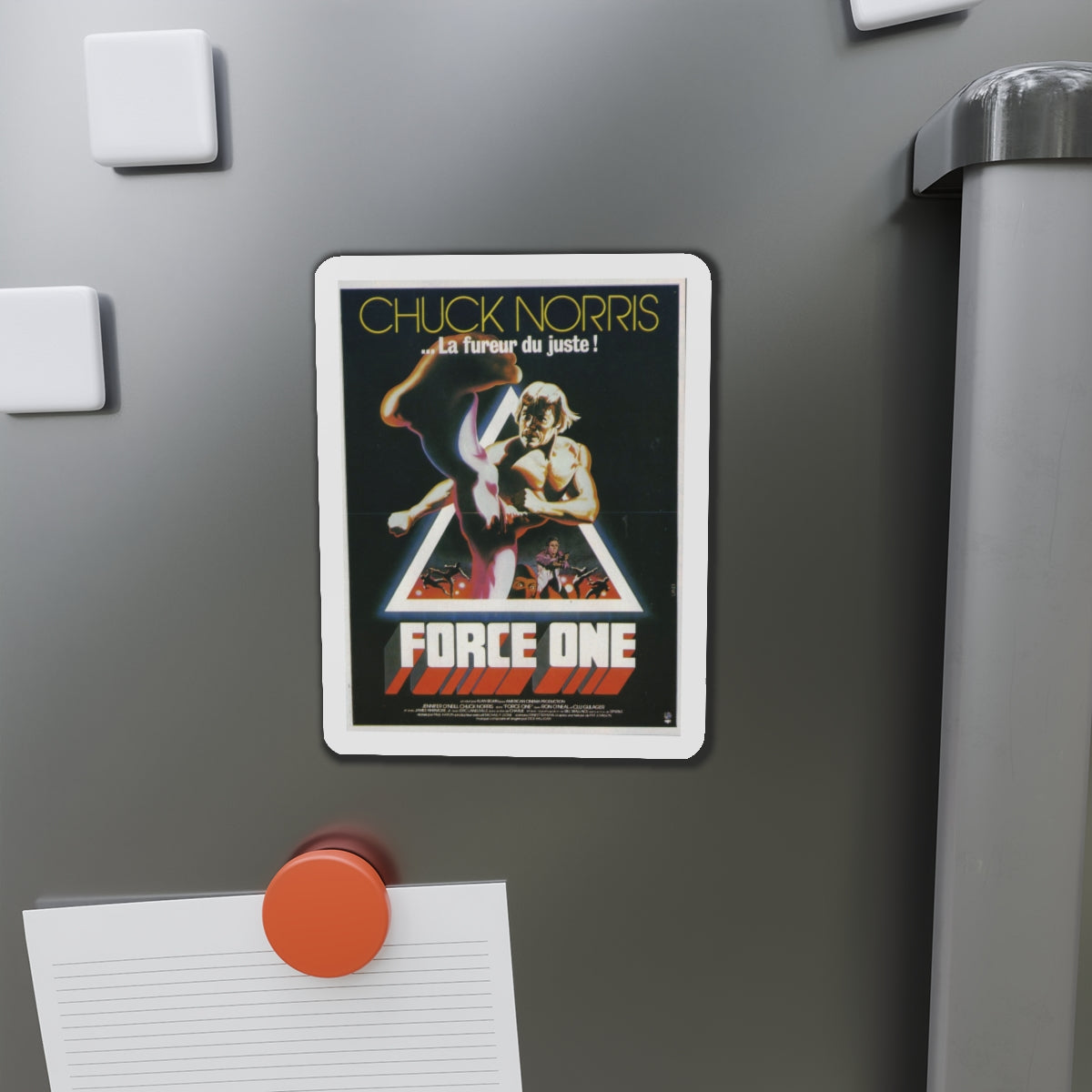 A FORCE OF ONE (FRENCH) 1979 Movie Poster - Die-Cut Magnet-The Sticker Space
