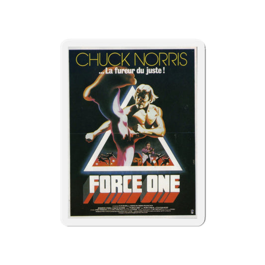 A FORCE OF ONE (FRENCH) 1979 Movie Poster - Die-Cut Magnet-6 × 6"-The Sticker Space