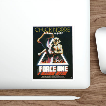 A FORCE OF ONE (FRENCH) 1979 Movie Poster STICKER Vinyl Die-Cut Decal-The Sticker Space