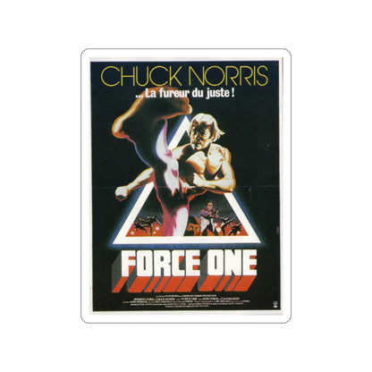 A FORCE OF ONE (FRENCH) 1979 Movie Poster STICKER Vinyl Die-Cut Decal-5 Inch-The Sticker Space