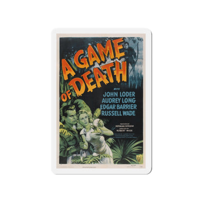 A GAME OF DEATH 1945 Movie Poster - Die-Cut Magnet-4" x 4"-The Sticker Space