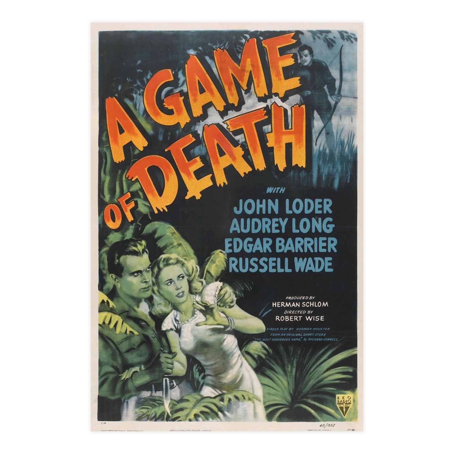 A GAME OF DEATH 1945 - Paper Movie Poster-24″ x 36″ (Vertical)-The Sticker Space