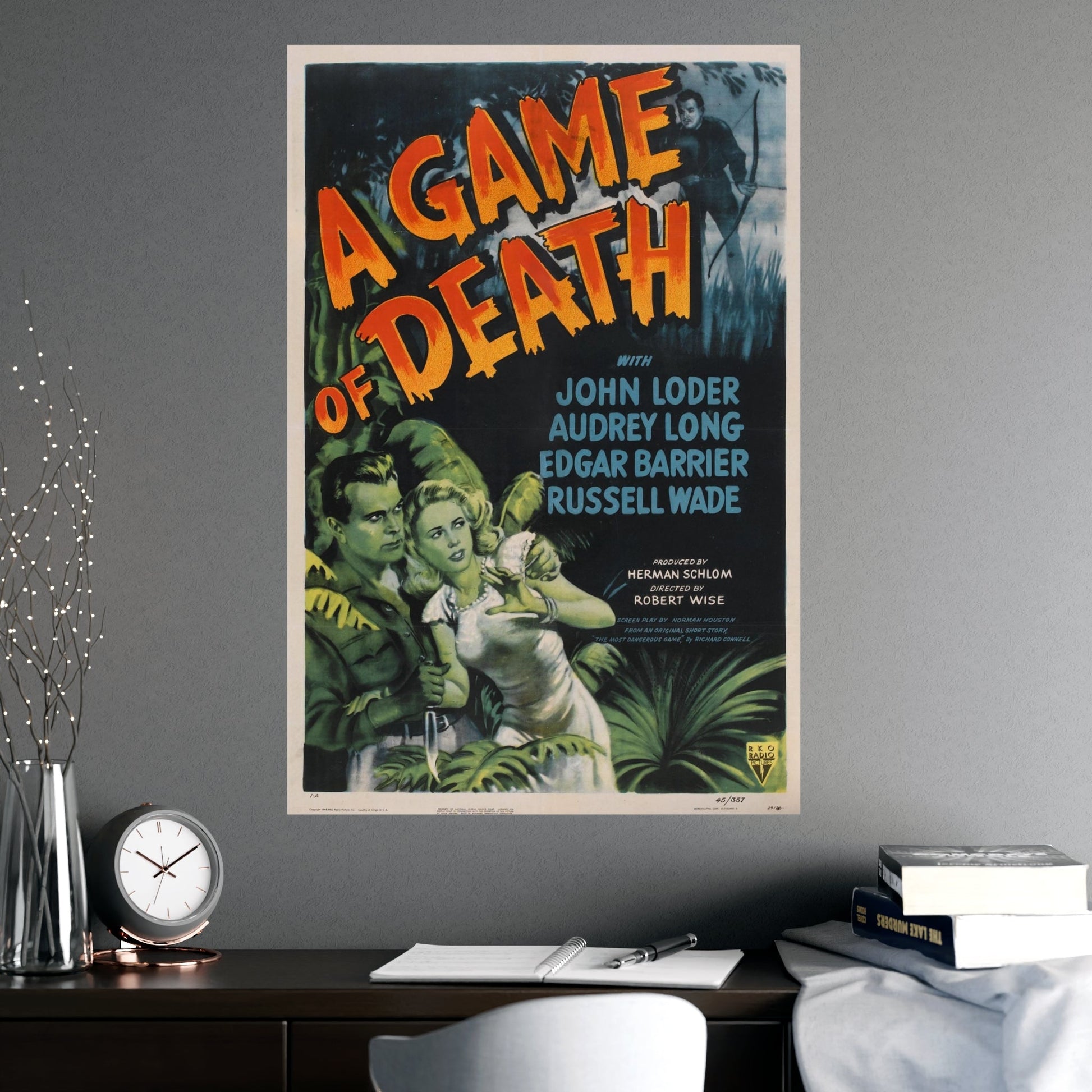 A GAME OF DEATH 1945 - Paper Movie Poster-The Sticker Space