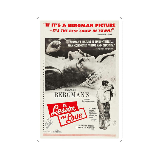 A Lesson in Love 1954 Movie Poster STICKER Vinyl Die-Cut Decal-6 Inch-The Sticker Space