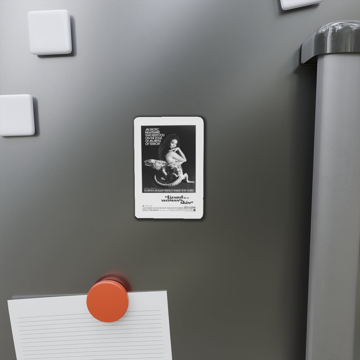 A LIZARD IN A WOMANS SKIN 1971 Movie Poster - Die-Cut Magnet-The Sticker Space