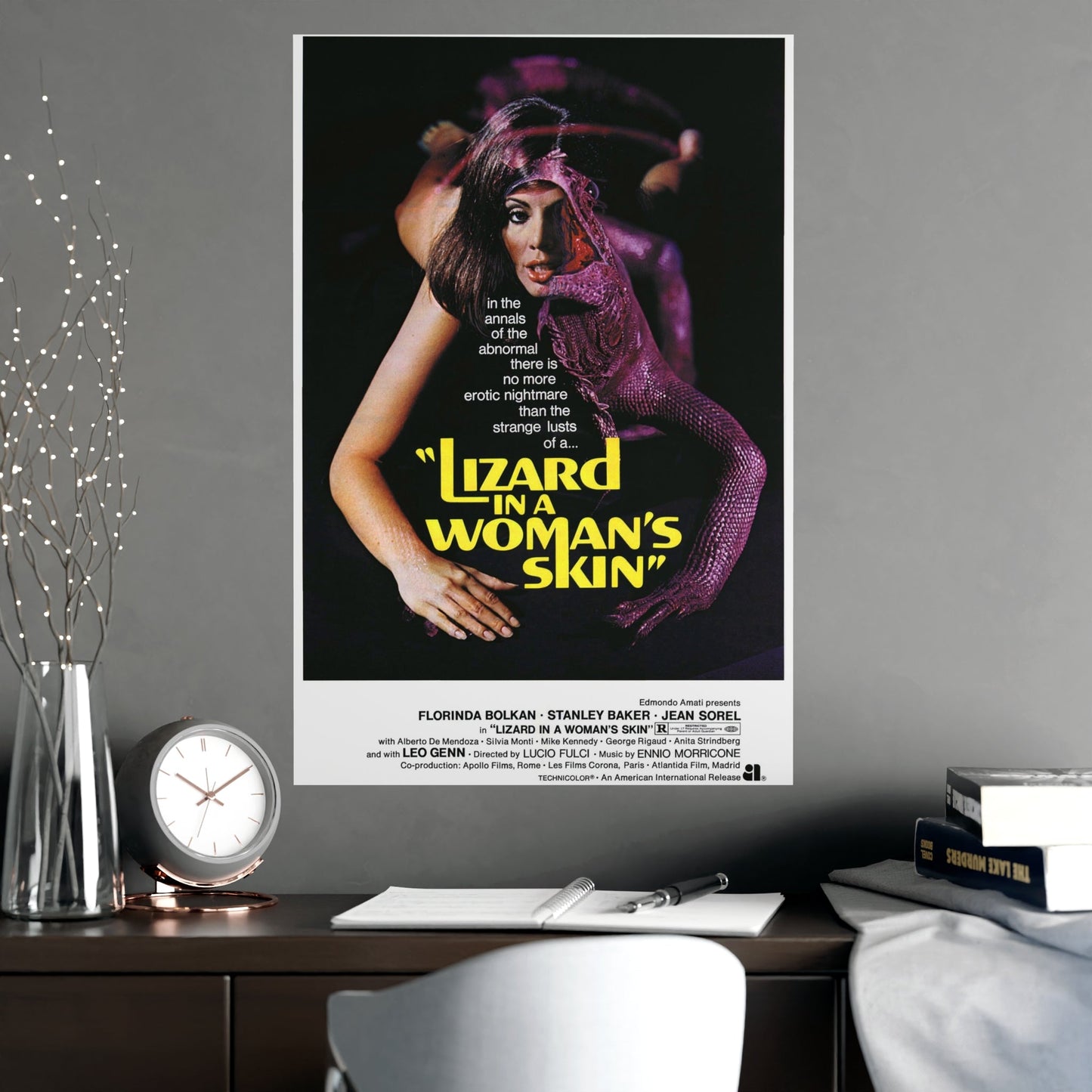 A LIZARD IN A WOMANS SKIN (2) 1971 - Paper Movie Poster-The Sticker Space