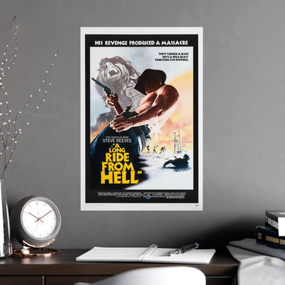 A LONG RIDE FROM HELL 1968 - Paper Movie Poster-The Sticker Space