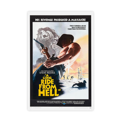 A LONG RIDE FROM HELL 1968 - Paper Movie Poster-16″ x 24″ (Vertical)-The Sticker Space
