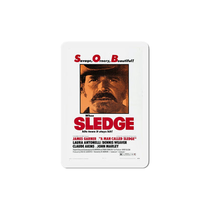 A Man Called Sledge 1970 Movie Poster Die-Cut Magnet-4 Inch-The Sticker Space