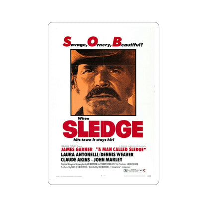 A Man Called Sledge 1970 Movie Poster STICKER Vinyl Die-Cut Decal-5 Inch-The Sticker Space