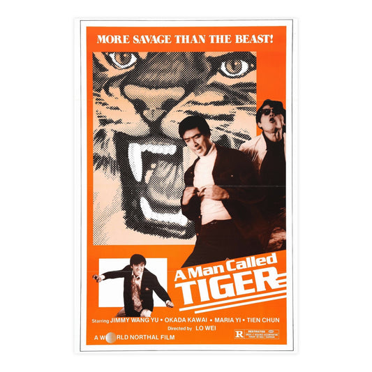 A MAN CALLED TIGER 1973 - Paper Movie Poster-24″ x 36″ (Vertical)-The Sticker Space