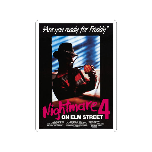 A NIGHTMARE ON ELM STREET 4 THE DREAM MASTER (GERMAN) 1988 Movie Poster STICKER Vinyl Die-Cut Decal-2 Inch-The Sticker Space