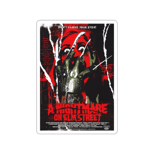 A NIGHTMARE ON ELM STREET (ALAMO) 1984 Movie Poster STICKER Vinyl Die-Cut Decal-2 Inch-The Sticker Space