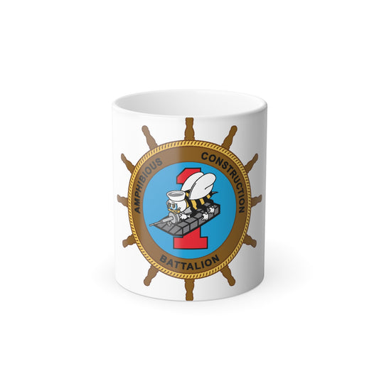 ACB 1 Seabee (U.S. Navy) Color Changing Mug 11oz-11oz-The Sticker Space