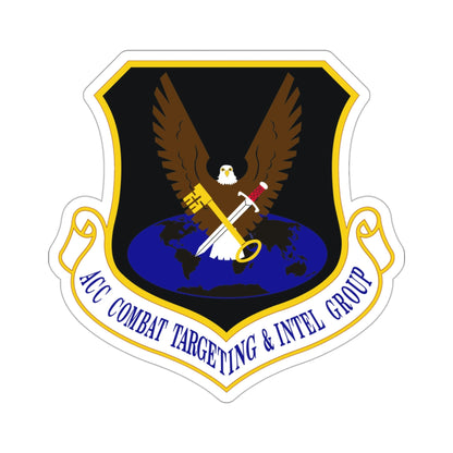 ACC Combat Targeting & Intelligence Group (U.S. Air Force) STICKER Vinyl Die-Cut Decal-3 Inch-The Sticker Space