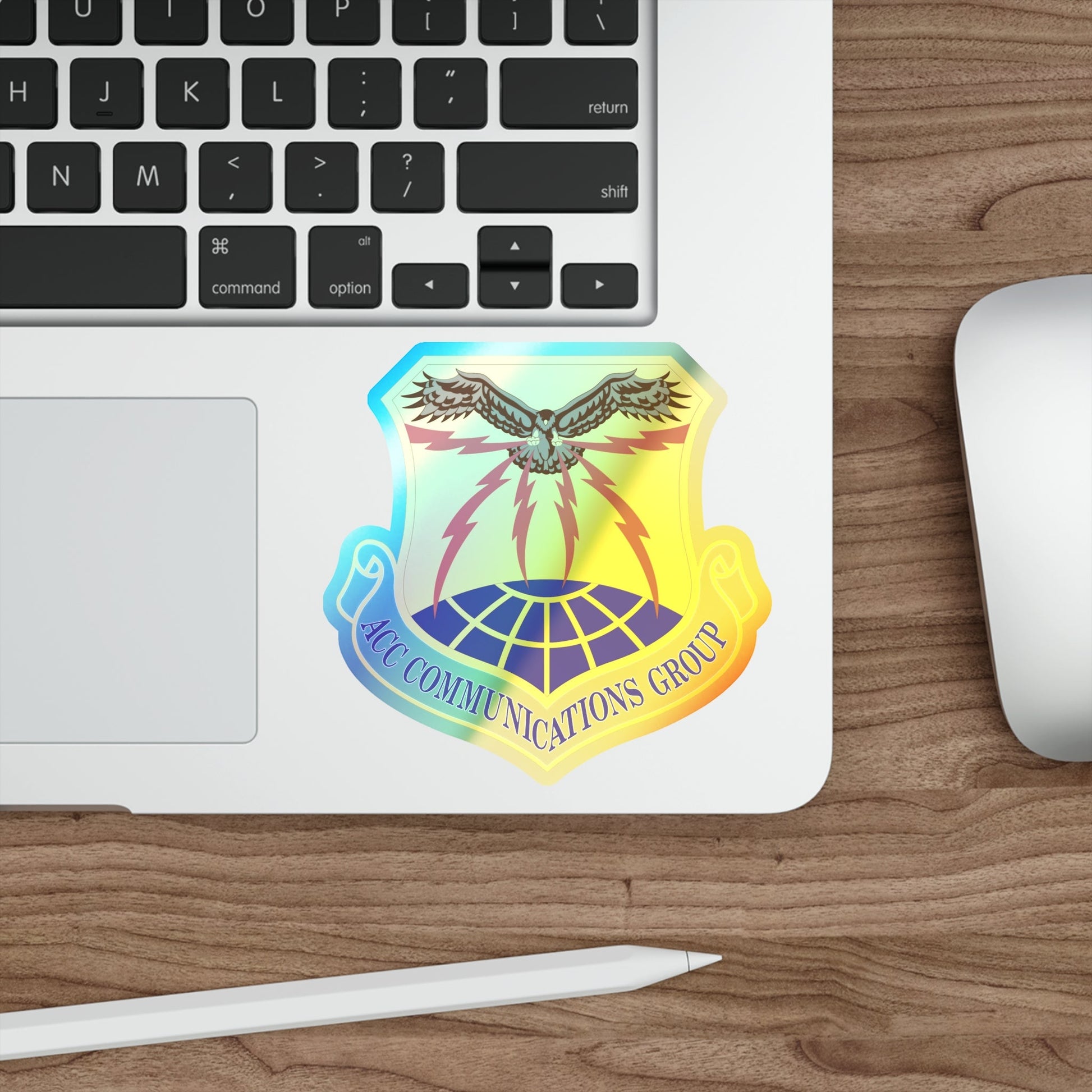 ACC Communications Group (U.S. Air Force) Holographic STICKER Die-Cut Vinyl Decal-The Sticker Space