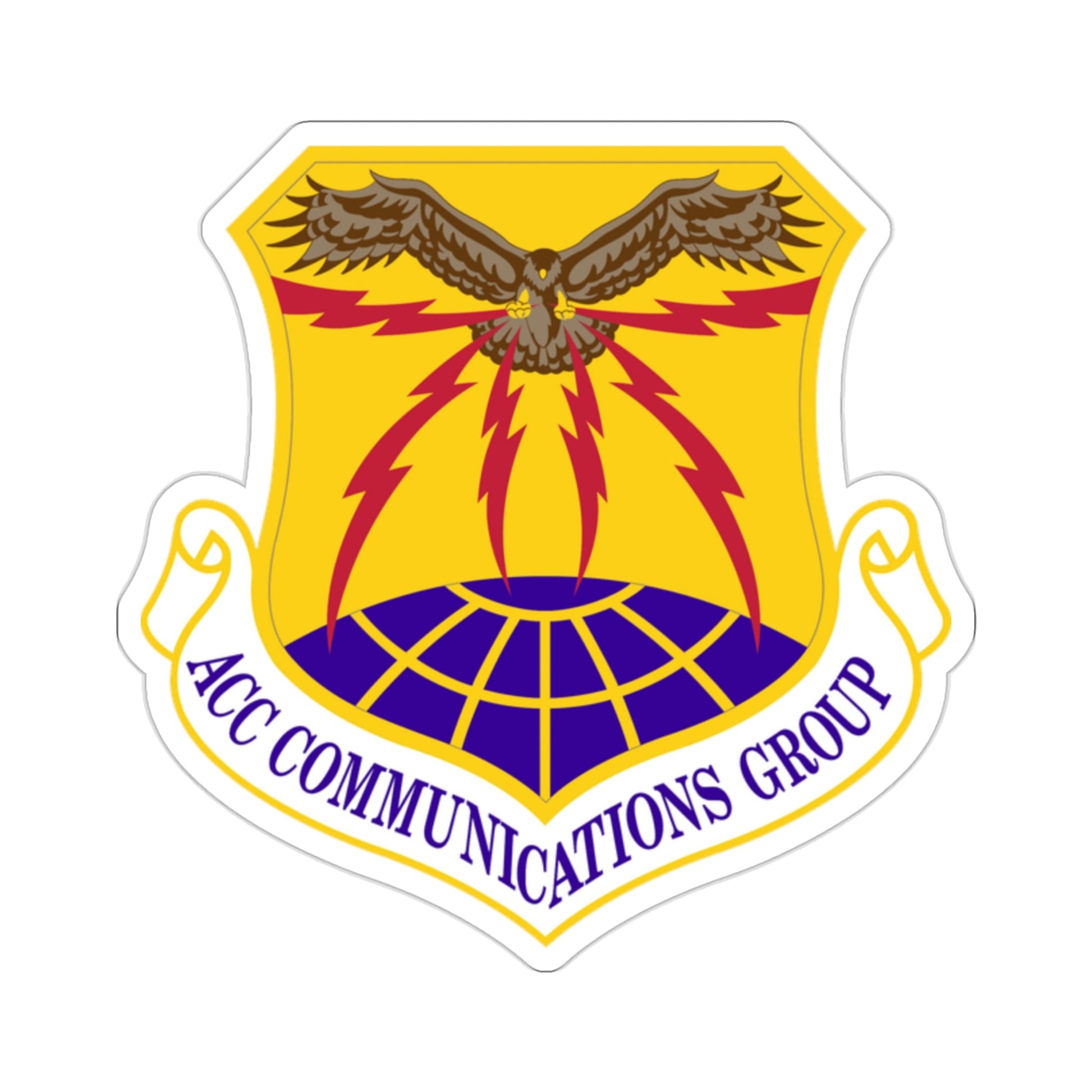 ACC Communications Group (U.S. Air Force) STICKER Vinyl Die-Cut Decal-2 Inch-The Sticker Space