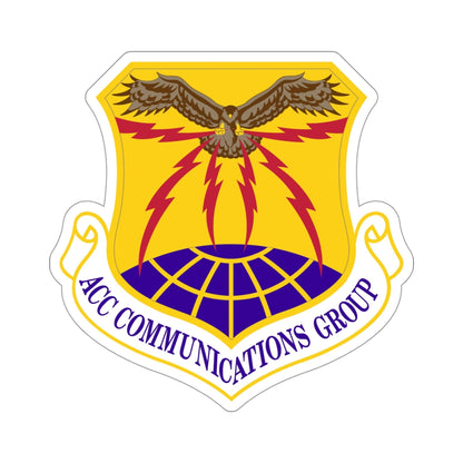 ACC Communications Group (U.S. Air Force) STICKER Vinyl Die-Cut Decal-4 Inch-The Sticker Space