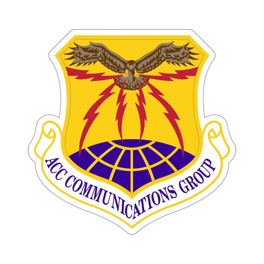 ACC Communications Group (U.S. Air Force) STICKER Vinyl Die-Cut Decal-6 Inch-The Sticker Space