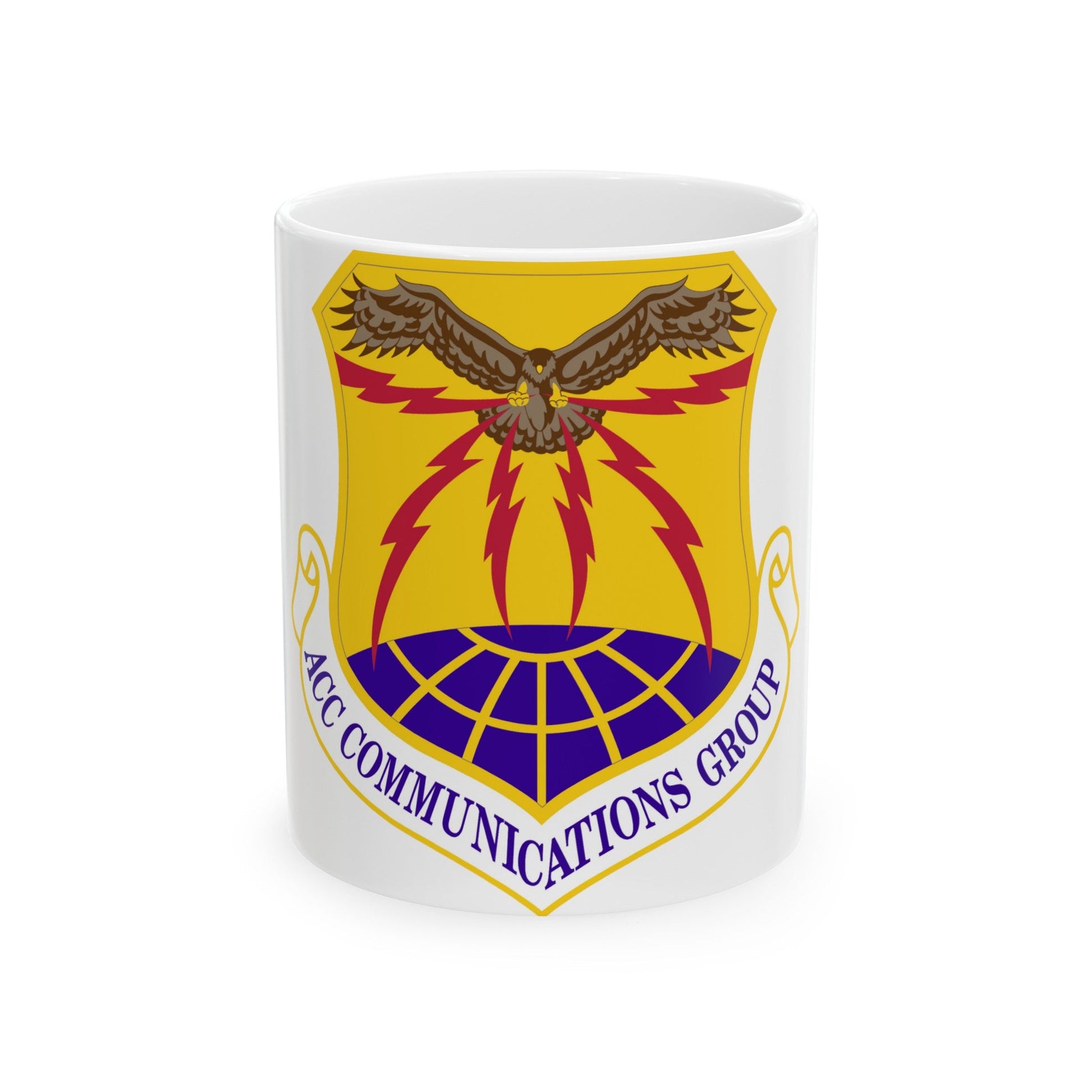 ACC Communications Group (U.S. Air Force) White Coffee Mug-11oz-The Sticker Space
